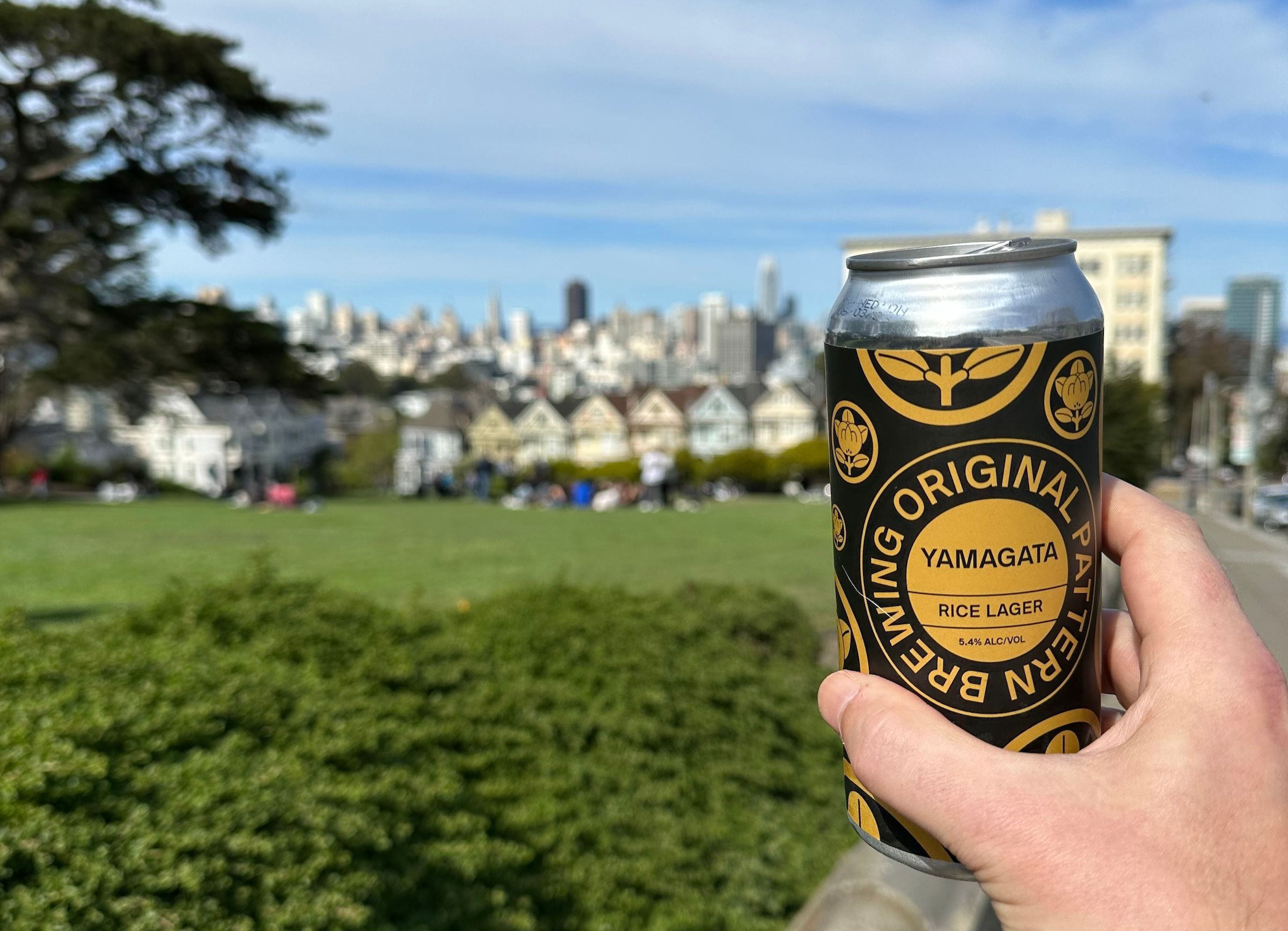Rice Lager in Alamo Square? Yes, please.